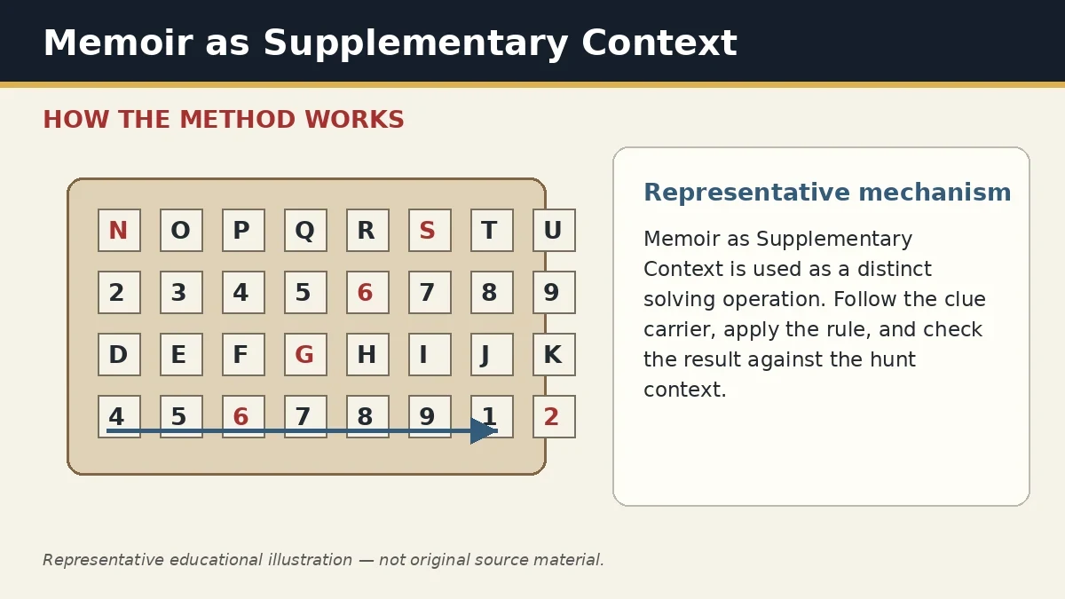 Representative educational illustration of Memoir as Supplementary Context