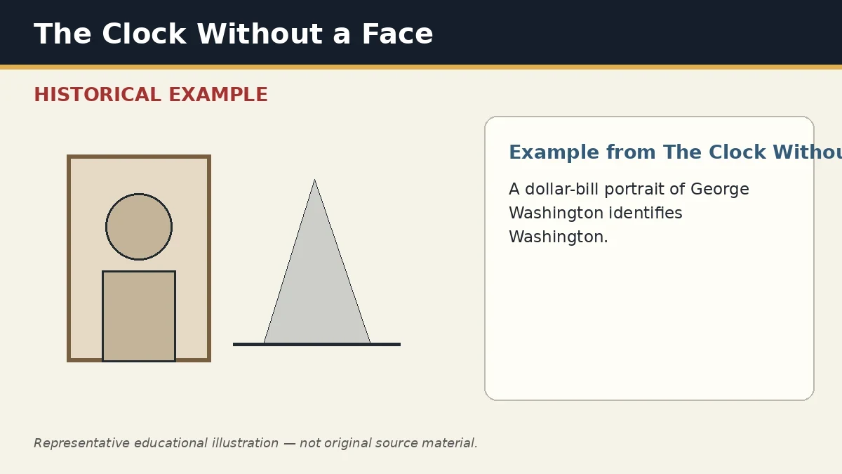 Representative example of Portrait Name as used in The Clock Without a Face