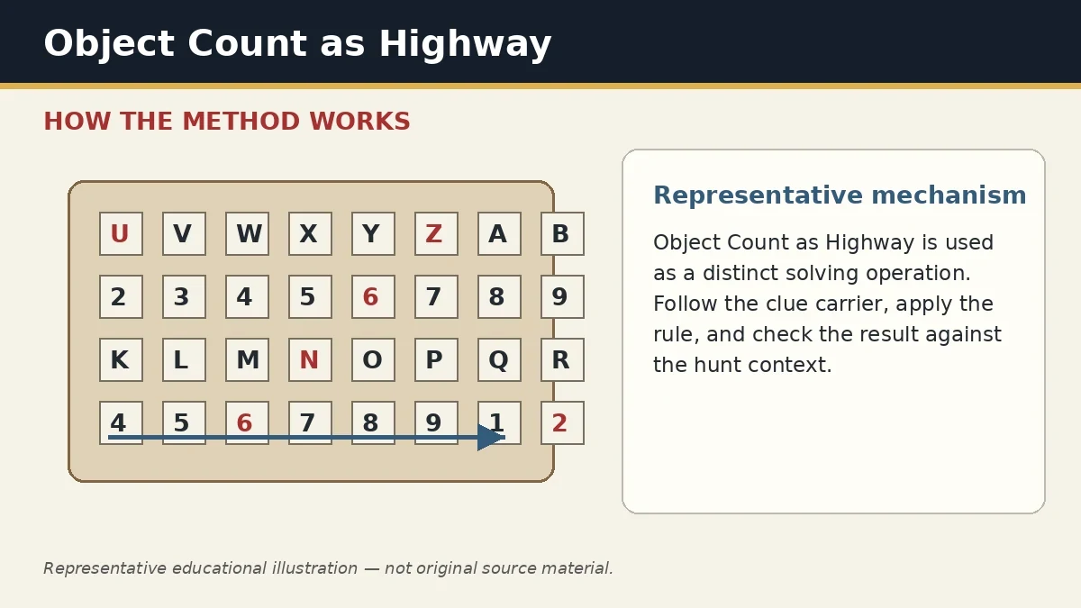 Representative educational illustration of Object Count as Highway