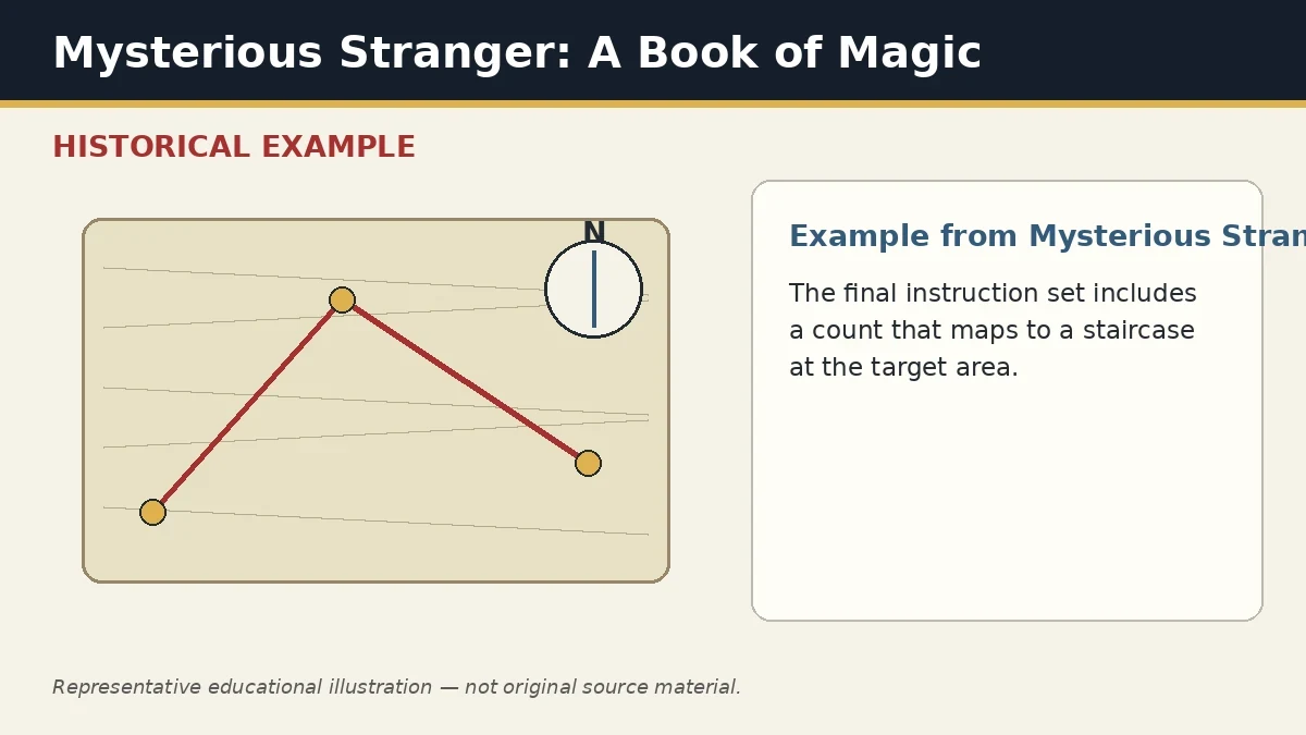 Representative example of Step Count as used in Mysterious Stranger: A Book of Magic
