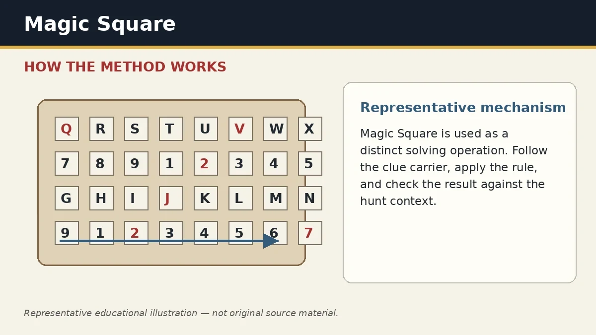 Representative educational illustration of Magic Square