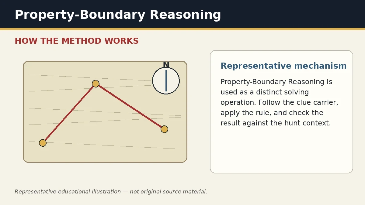 Representative educational illustration of Property-Boundary Reasoning