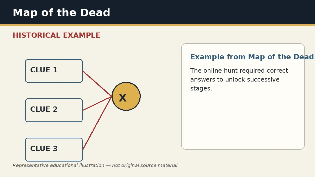 Representative example of Answer-Gated Stages as used in Map of the Dead