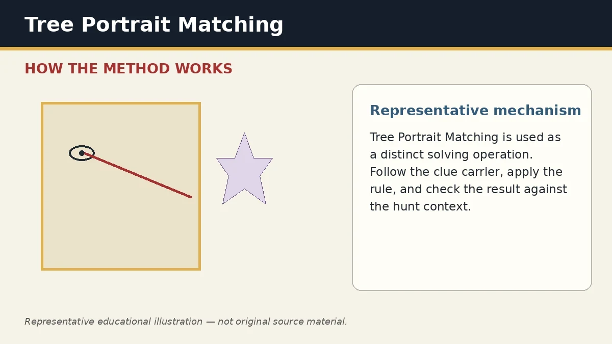 Representative educational illustration of Tree Portrait Matching