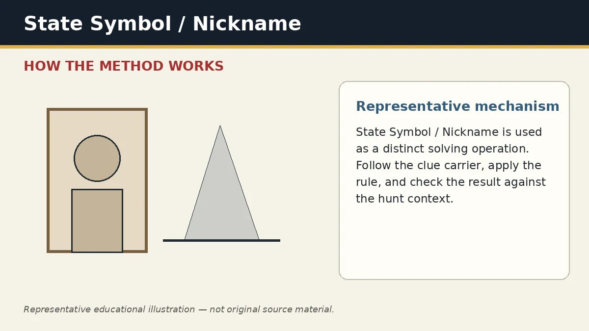Representative educational illustration of State Symbol / Nickname