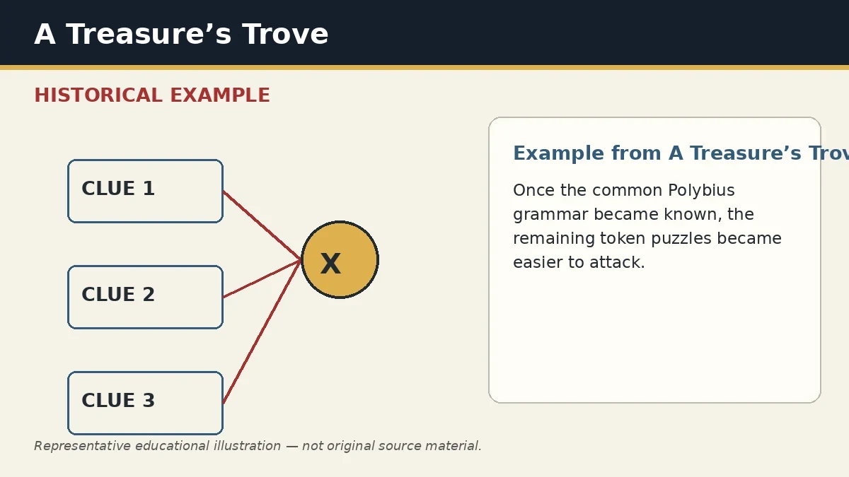 Representative example of Shared-Grammar Cascade as used in A Treasure’s Trove