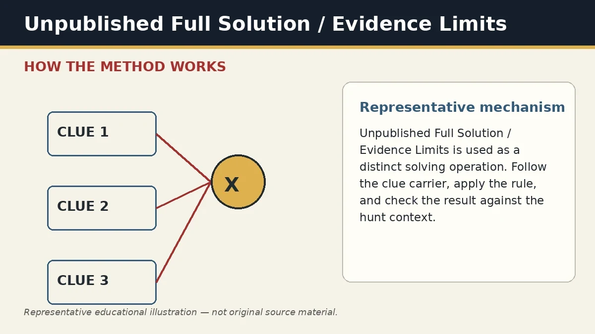 Representative educational illustration of Unpublished Full Solution / Evidence Limits