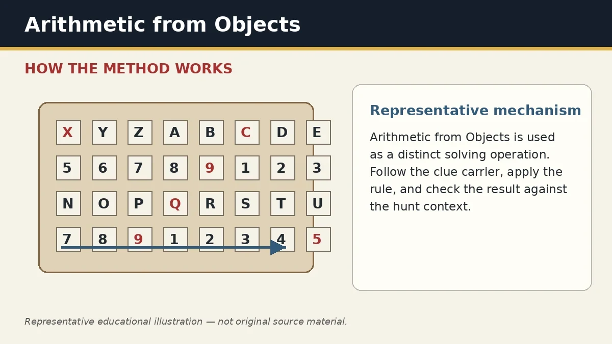 Representative educational illustration of Arithmetic from Objects