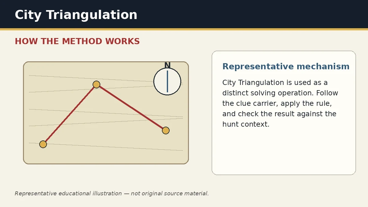 Representative educational illustration of City Triangulation