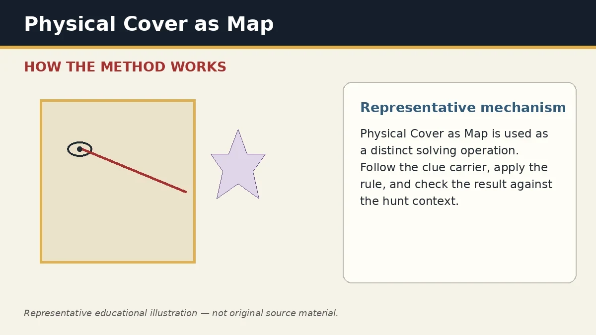 Representative educational illustration of Physical Cover as Map