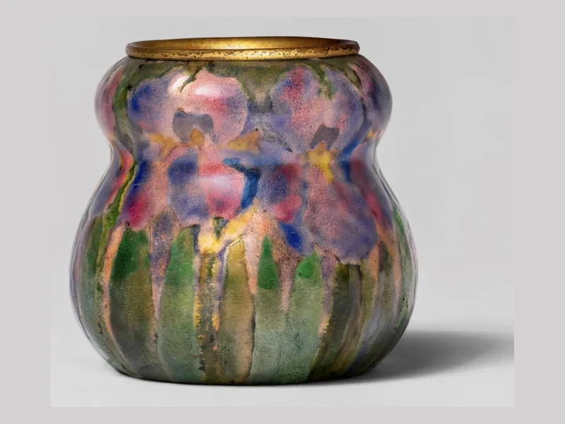 Tiffany Studios Iris vase circa 1900