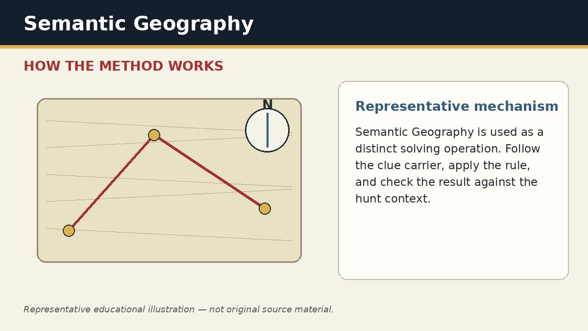 Representative educational illustration of Semantic Geography